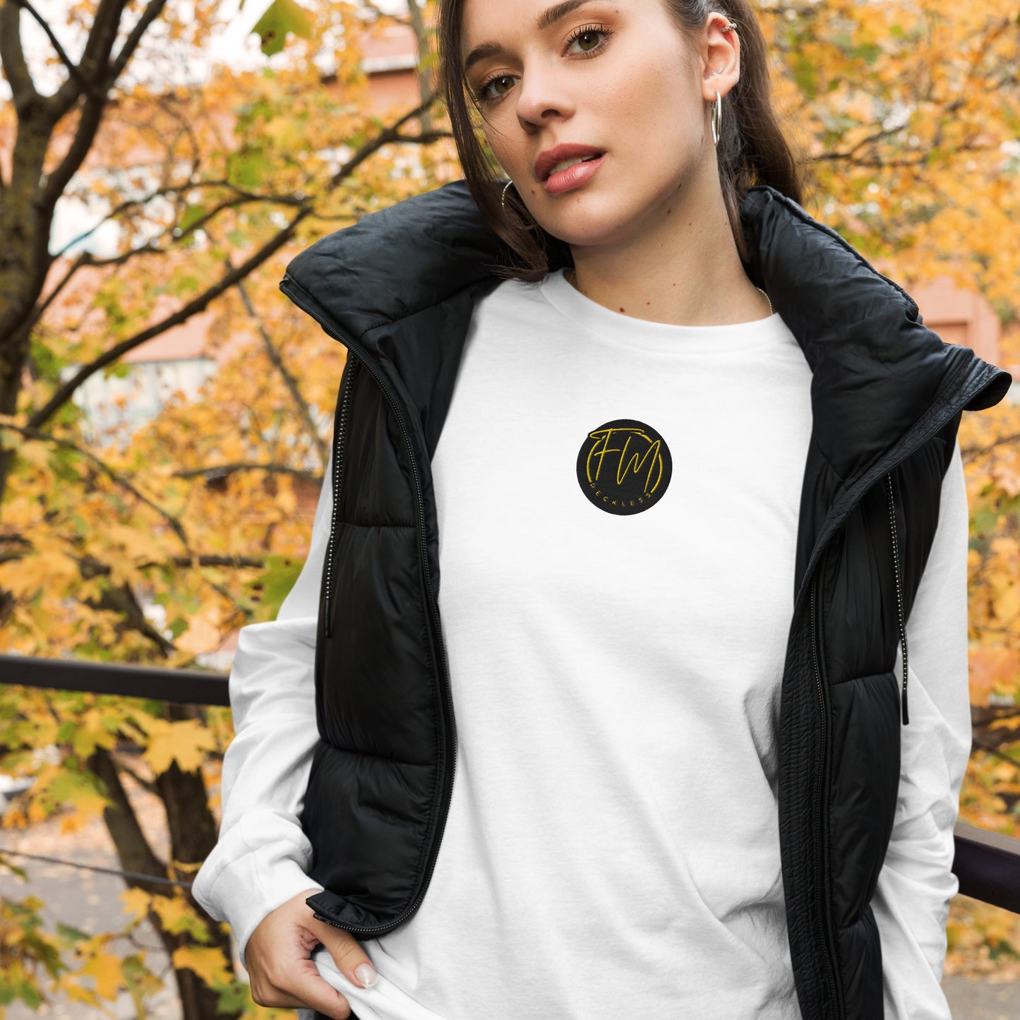 Crisp, clean, and made for chaos. This long sleeve white tee is your go-to layer — whether you're fishing, rolling, or just staying reckless.
FreelivdMafiia is a wardrobe essential for anyone living wild, outdoors, or off-script. With a classic fit and soft feel, it works solo in warmer months or layered under flannels and jackets when the cold hits. Women fall outfit