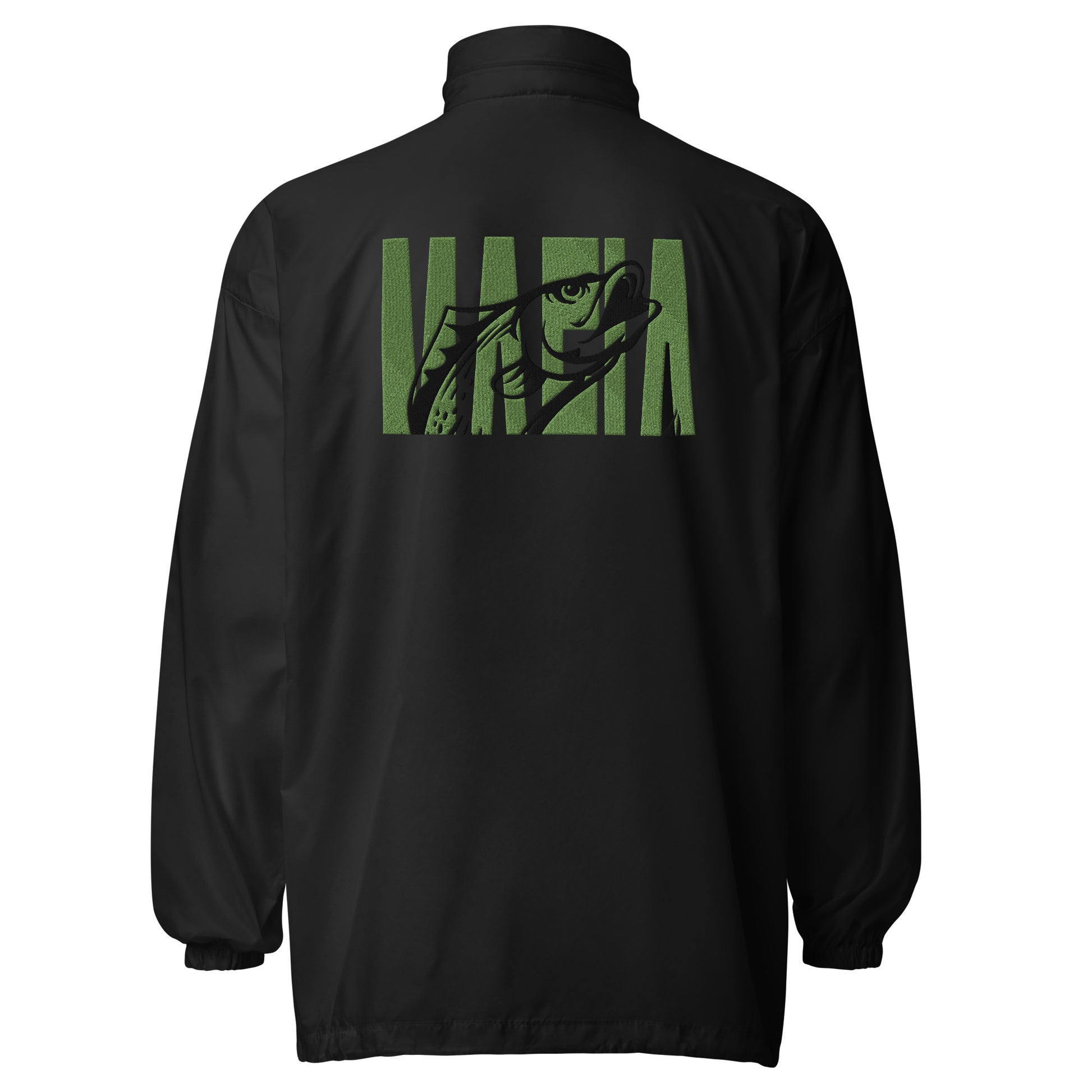 Fish hard. Move fast. Stay dry.

The Embroidered Fish Windbreaker by FreelivdMafiia is designed for movement — whether you're out casting lines, hiking a trail, or pushing pavement in the city.

This unisex windbreaker has a zipped closure and elasticated cuffs for a snug fit and comfortable wear. It also has two zipped pockets to store your essentials while on the move. This classic windbreaker will keep you both reckless and protected on all your adventures.
