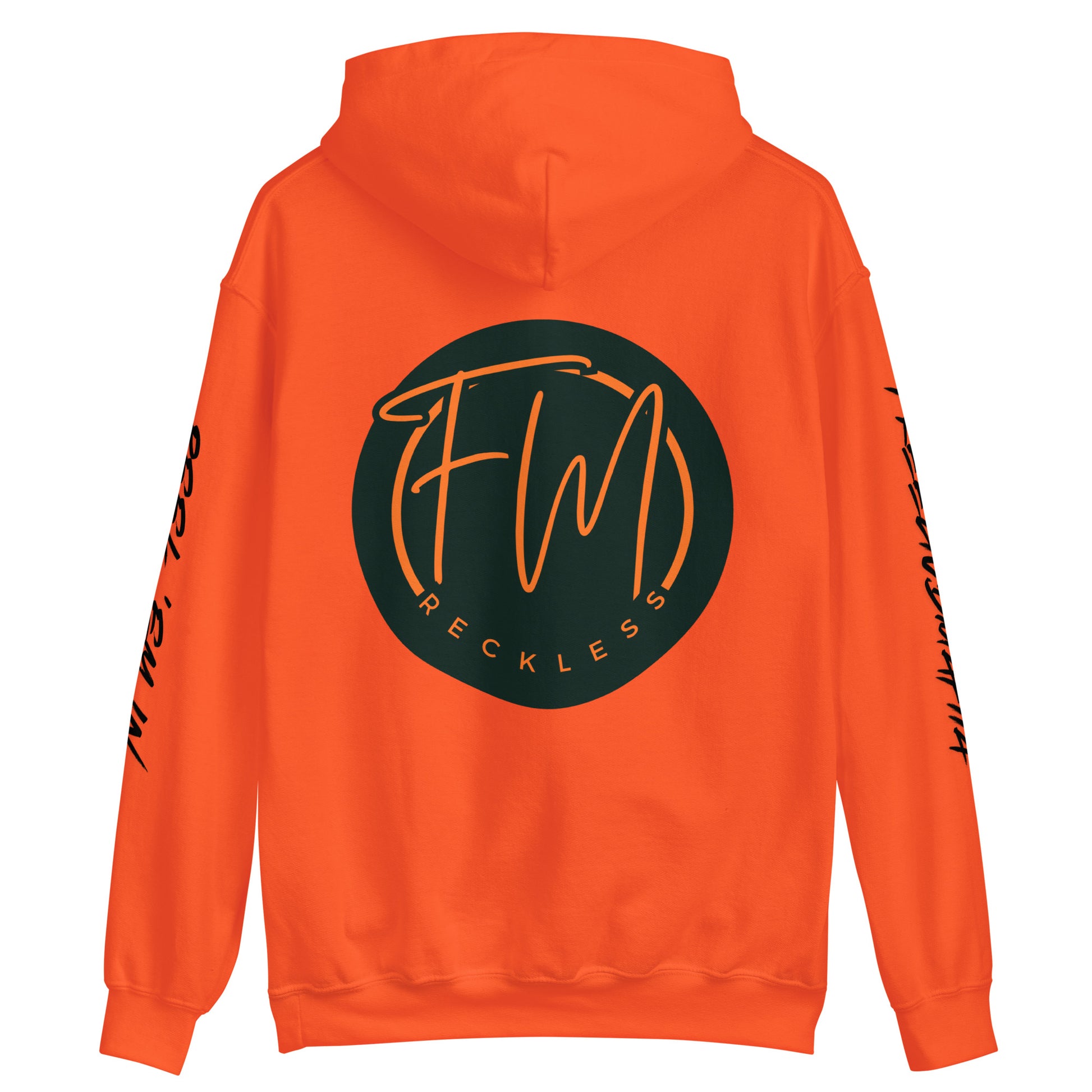 Orange is the new black!
Designed for early mornings on the water or late nights on the road, the Freelivd Mafiia orange hoodie delivers comfort, warmth, and attitude. With a heavyweight cotton blend and signature FM logo, it's built for those who live outside the lines — from casting lines to burning rubber.