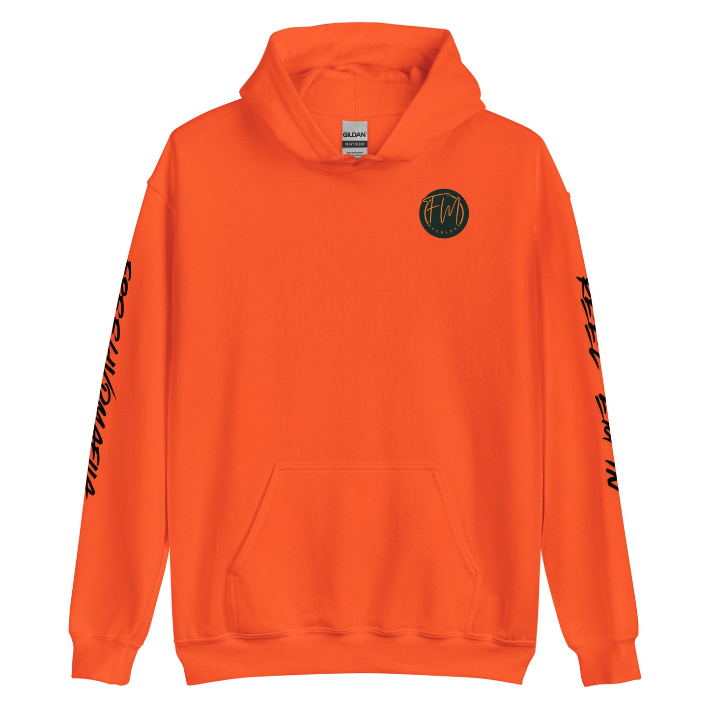 Orange is the new black!
Designed for early mornings on the water or late nights on the road, the Freelivd Mafiia orange hoodie delivers comfort, warmth, and attitude. With a heavyweight cotton blend and signature FM logo, it's built for those who live outside the lines — from casting lines to burning rubber.