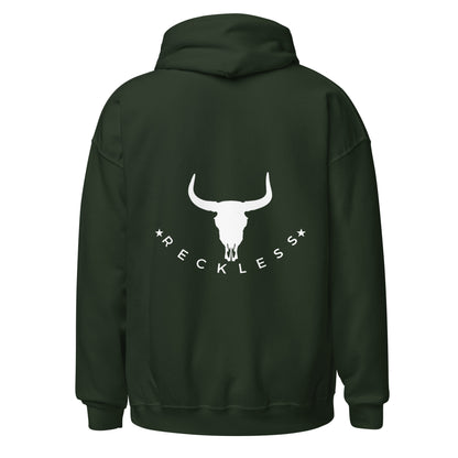 Forest green hoodie with a skull on the back and “Don’t Squat with Your Spurs On” on the front. Bold, reckless, and built for free-livers.

Whether you're fishing, racing, riding, or just living outside the rules — this is the layer you throw on when you mean business.