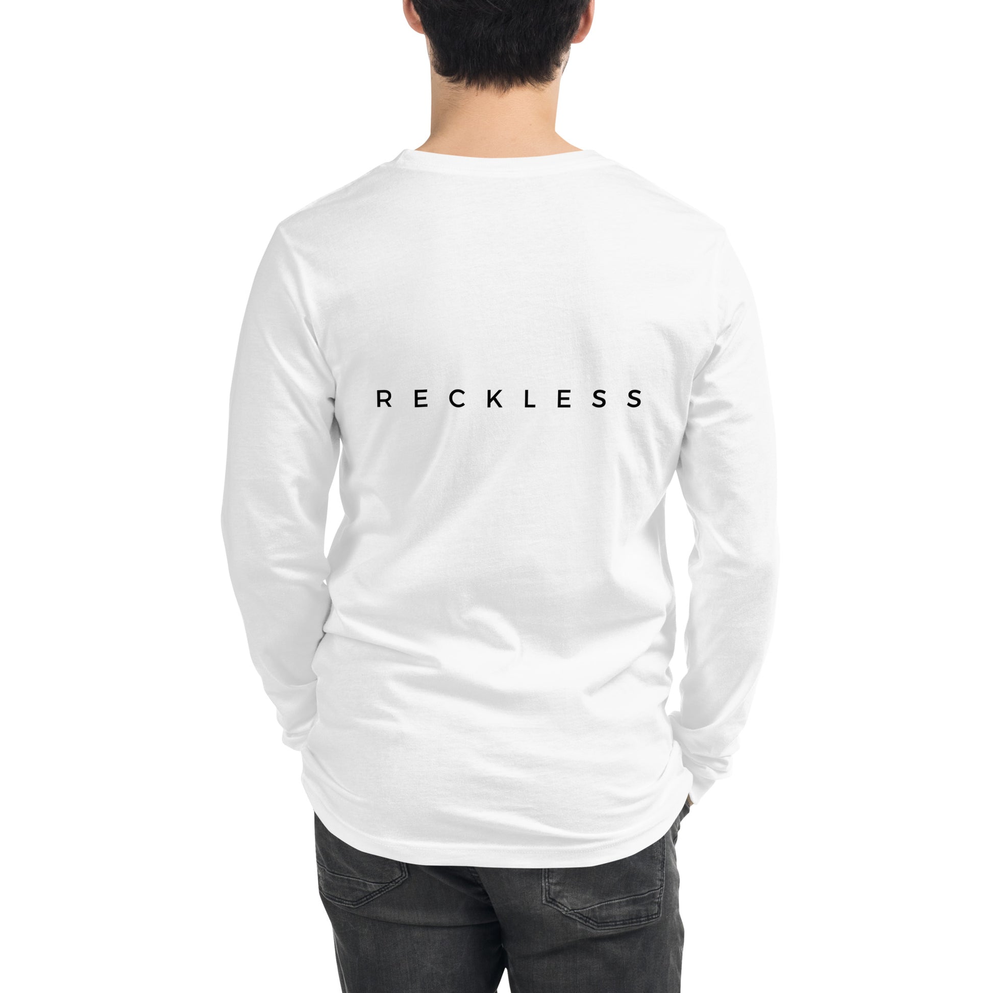 Crisp, clean, and made for chaos. This long sleeve white tee is your go-to layer — whether you're fishing, rolling, or just staying reckless.

FreelivdMafiia is a wardrobe essential for anyone living wild, outdoors, or off-script. With a classic fit and soft feel, it works solo in warmer months or layered under flannels and jackets when the cold hits.