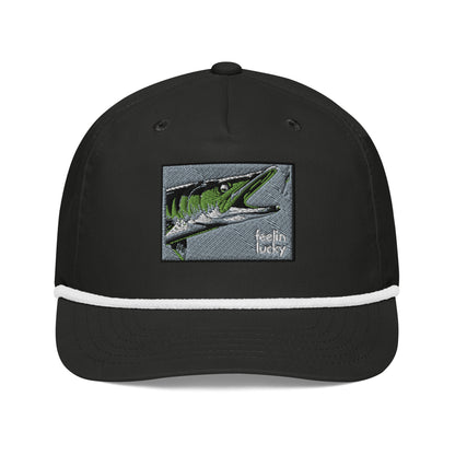 Sometimes it’s skill, sometimes it’s luck — but you show up either way.

The Feelin’ Lucky Rope Cap is all about throwing the line with confidence. Featuring a clean fish design and bold Feelin’ Lucky embroidery, it’s the perfect cap for anglers who don’t play it safe.

With its structured fit, rope detail, and snapback closure, this cap blends vintage fishing style with modern streetwear energy.

Featuring a structured fit, rope detail, and adjustable snapback, it’s perfect for any outing. And FISHING!