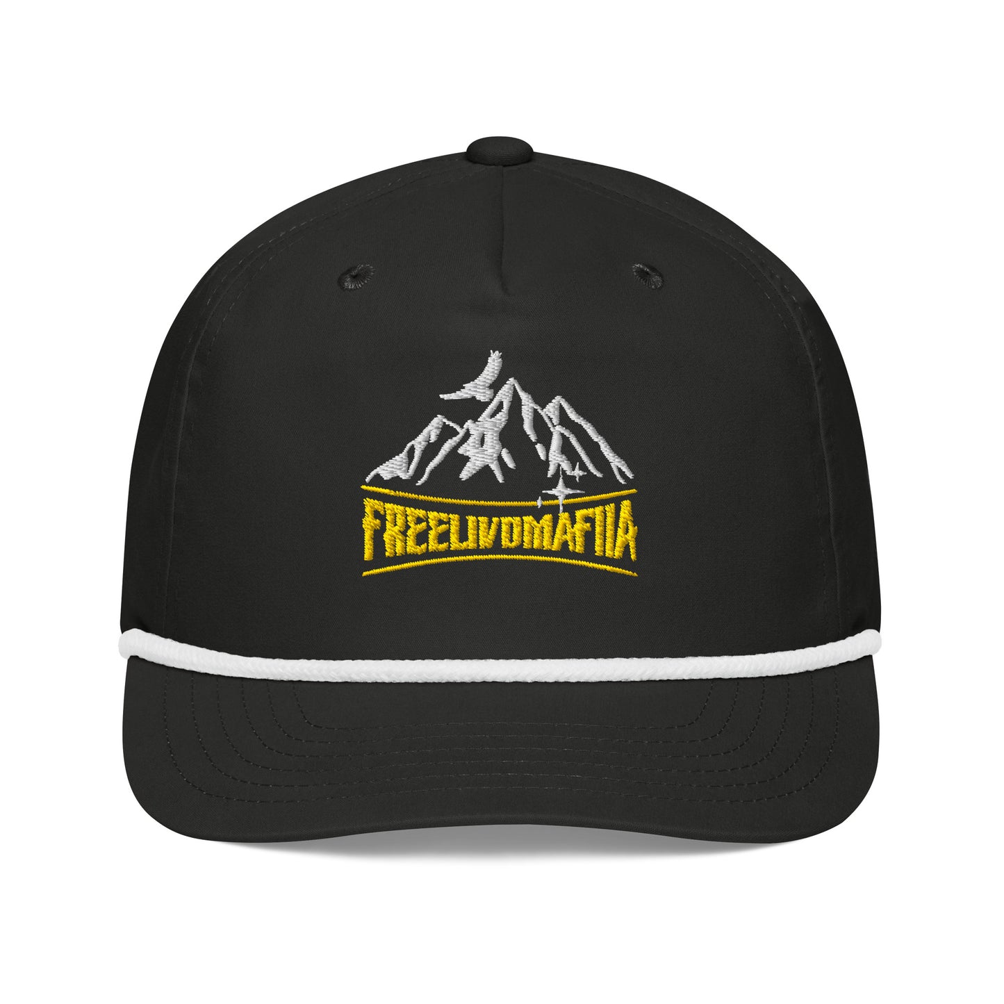 Stay bold in the wild. Retro-style rope cap with mountain graphic and FreelivdMafiia logo — the new wave of street-meets-outdoor gear. STAY RECKLESS!

Whether you’re hiking trails, casting lines, or just living free, this cap’s got you covered.